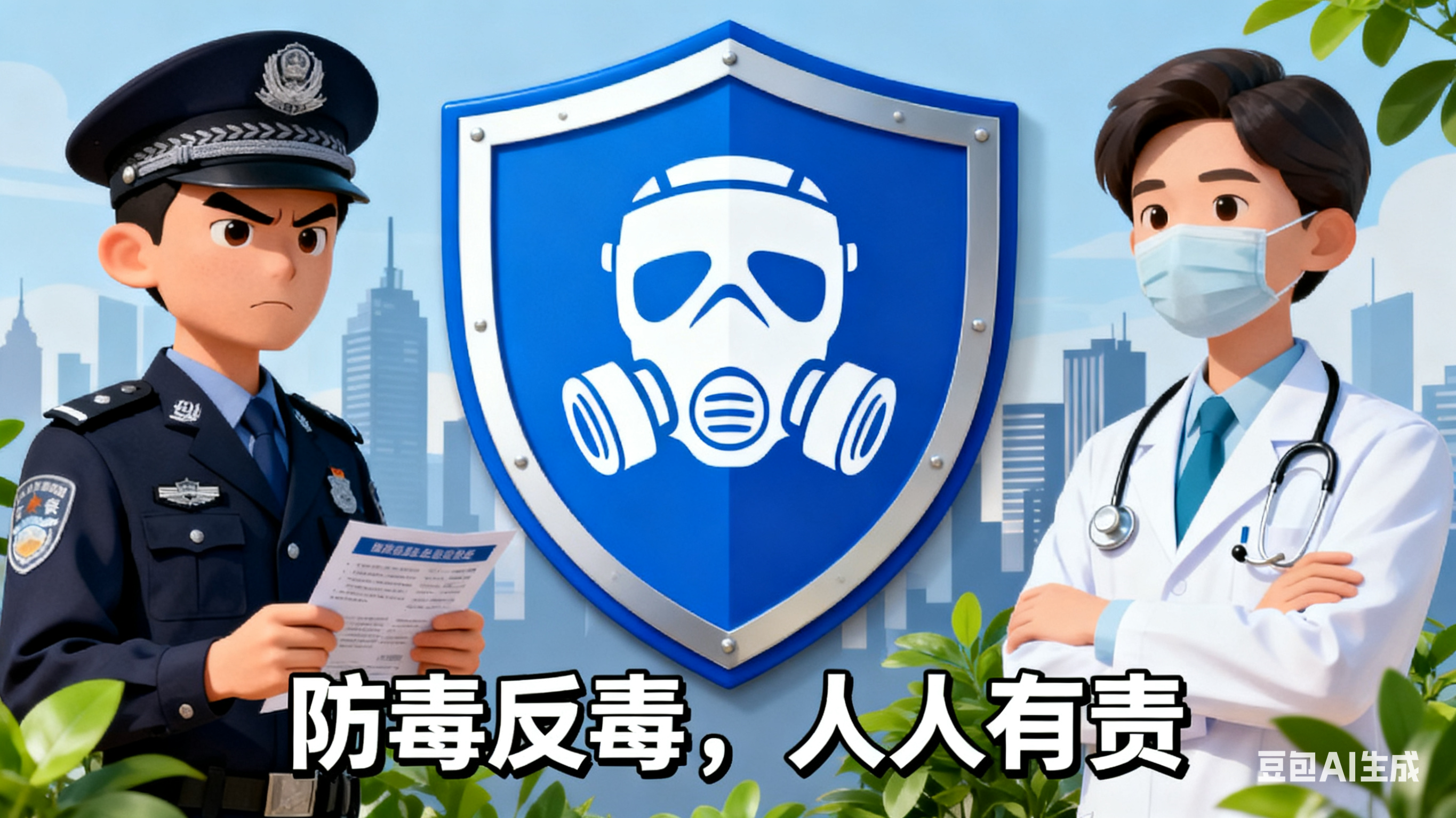  禁毒反毒人人有責